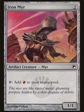 Iron Myr (SOM-168) - Scars of Mirrodin Foil