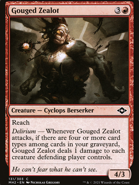 Gouged Zealot (MH2-131) - Modern Horizons 2