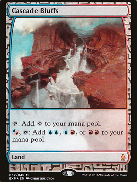 Cascade Bluffs (EXP-032) - Zendikar Expeditions Foil