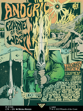 Andúril, Flame of the West (LTR-746) - The Lord of the Rings: Tales of Middle-earth (Borderless) Foil
