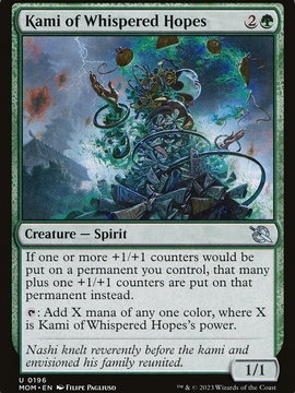 Kami of Whispered Hopes (MOM-196) - March of the Machine Foil