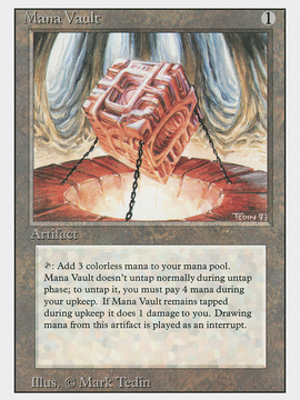 Mana Vault (3ED-) - Revised Edition