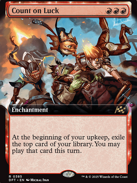 Count on Luck (Extended Art) (DFT-385) - Aetherdrift