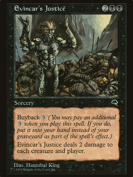 Evincar's Justice (TMP-134) - Tempest