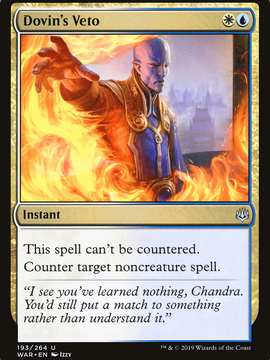 Dovin's Veto (WAR-193) - War of the Spark