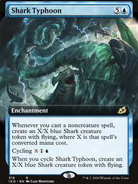 Shark Typhoon (IKO-319) - Ikoria: Lair of Behemoths: (Extended Art) Foil