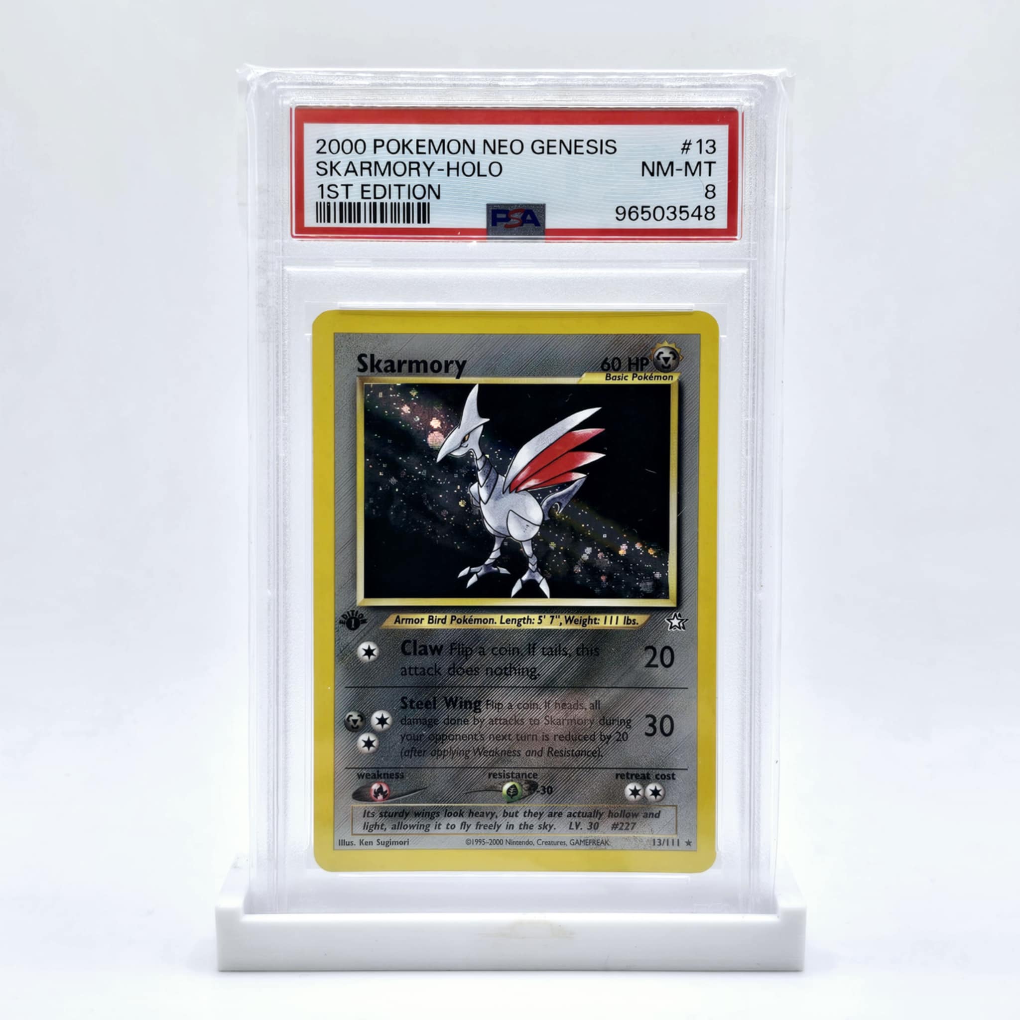 PSA 8 Skarmory Holo