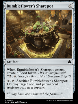 Bumbleflower's Sharepot (BLB-244) - Bloomburrow Foil