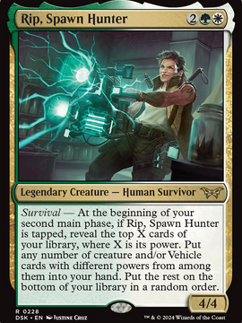 Rip, Spawn Hunter (DSK-228) - Duskmourn: House of Horror Foil