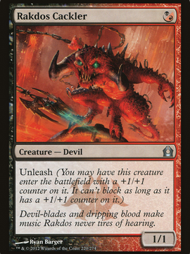 Rakdos Cackler (RTR-220) - Return to Ravnica