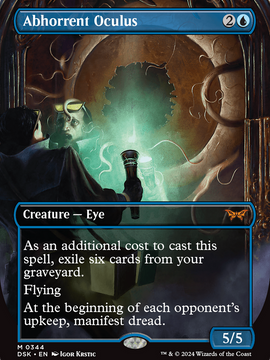 Abhorrent Oculus (DSK-344) - Duskmourn: House of Horror (Borderless) Foil