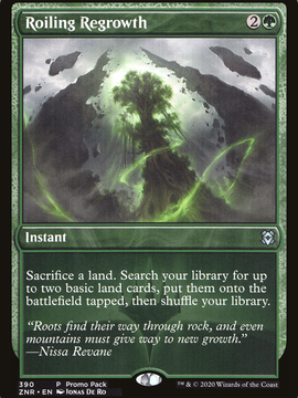 Roiling Regrowth (PPZNR-390) - Zendikar Rising Foil
