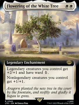 Flowering of the White Tree (LTR-348) - The Lord of the Rings: Tales of Middle-earth: (Extended Art)