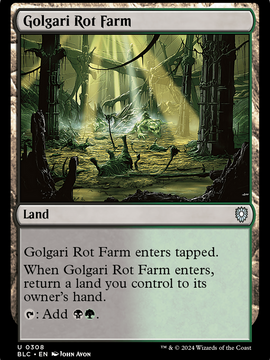 Golgari Rot Farm (BLC-308) - Bloomburrow Commander