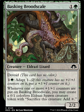 Basking Broodscale (MH3-145) - Modern Horizons 3: (devoid)