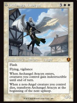 Archangel Avacyn // Avacyn, the Purifier (Retro Frame) (INR-449) - Innistrad Remastered