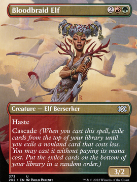 Bloodbraid Elf (2X2-373) - Double Masters 2022 (Borderless)