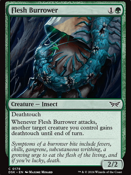 Flesh Burrower (DSK-178) - Duskmourn: House of Horror