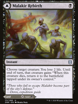 Malakir Rebirth // Malakir Mire (ZNR-111) - Zendikar Rising