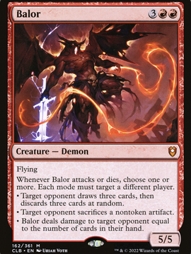Balor (CLB-162) - Commander Legends: Battle for Baldur's Gate Foil