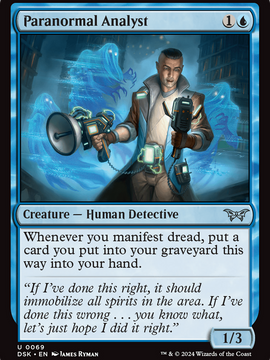 Paranormal Analyst (DSK-069) - Duskmourn: House of Horror