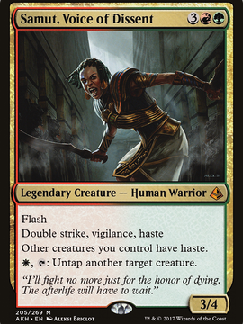 Samut, Voice of Dissent (AKH-205) - Amonkhet