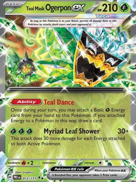 Teal Mask Ogerpon ex - 012/131 12 - SV Prismatic Evolutions Holofoil