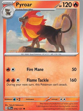 Pyroar 16 - SV Prismatic Evolutions