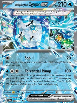 Wellspring Mask Ogerpon ex - 027/131 27 - SV Prismatic Evolutions Holofoil