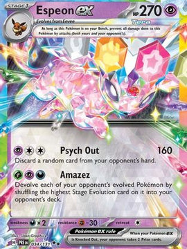 Espeon ex - 034/131 34 - SV Prismatic Evolutions Holofoil