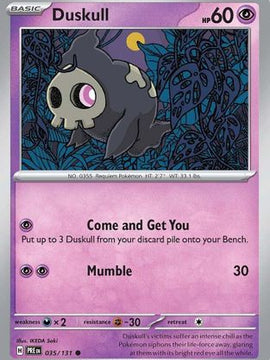 Duskull 35 - SV Prismatic Evolutions