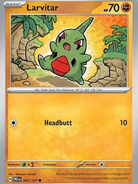 Larvitar 47 - SV Prismatic Evolutions