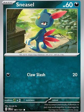Sneasel 61 - SV Prismatic Evolutions