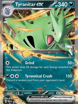 Tyranitar ex 64 - SV Prismatic Evolutions Holofoil