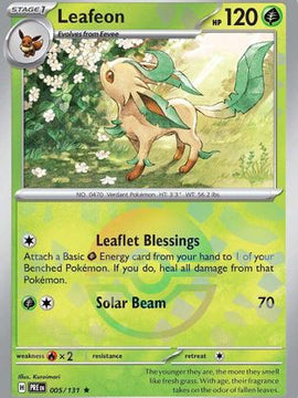 Leafeon (Poke Ball Pattern) 5 - SV Prismatic Evolutions Holofoil
