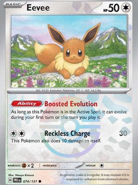 Eevee (Poke Ball Pattern) 74 - SV Prismatic Evolutions Holofoil