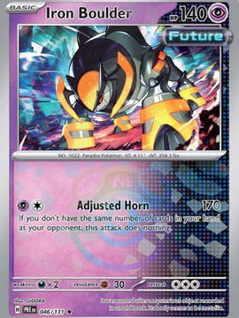 Iron Boulder (Master Ball Pattern) 46 - SV Prismatic Evolutions Holofoil