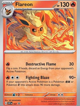 Flareon - 167 167 - SV Scarlet & Violet Promo Cards Holofoil