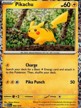 Pikachu 2 - McDonalds Promos 2024 Holofoil