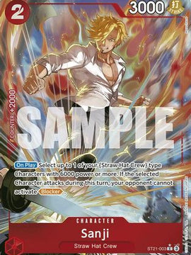 Sanji (Parallel) (ST21-003) - Starter Deck EX: Gear 5 Foil
