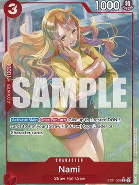 Nami (Parallel) (ST21-009) - Starter Deck EX: Gear 5 Foil