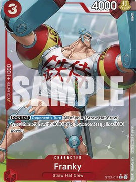 Franky (Parallel) (ST21-011) - Starter Deck EX: Gear 5 Foil