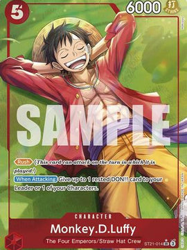 Monkey.D.Luffy (014) (Parallel) (ST21-014) - Starter Deck EX: Gear 5 Foil