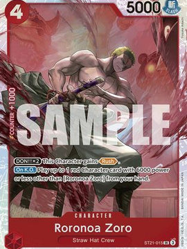 Roronoa Zoro (ST21-015) - Starter Deck EX: Gear 5 Foil