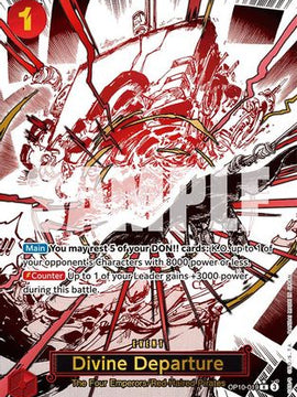 Divine Departure (Parallel) (OP10-019) - Royal Blood Foil