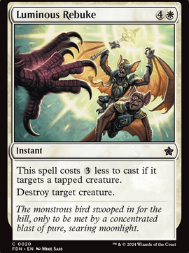 Luminous Rebuke (FDN-020) - Foundations