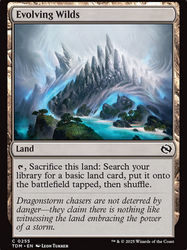 Evolving Wilds (TDM-255) - Tarkir: Dragonstorm Foil
