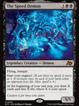 The Speed Demon (DFT-105) - Aetherdrift Foil
