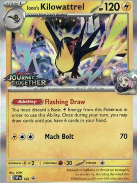 Iono's Kilowattrel - 182 (Prerelease) 182 - SV Scarlet & Violet Promo Cards Holofoil