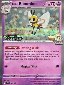 Lillie's Ribombee - 183 (Prerelease) 183 - SV Scarlet & Violet Promo Cards Holofoil